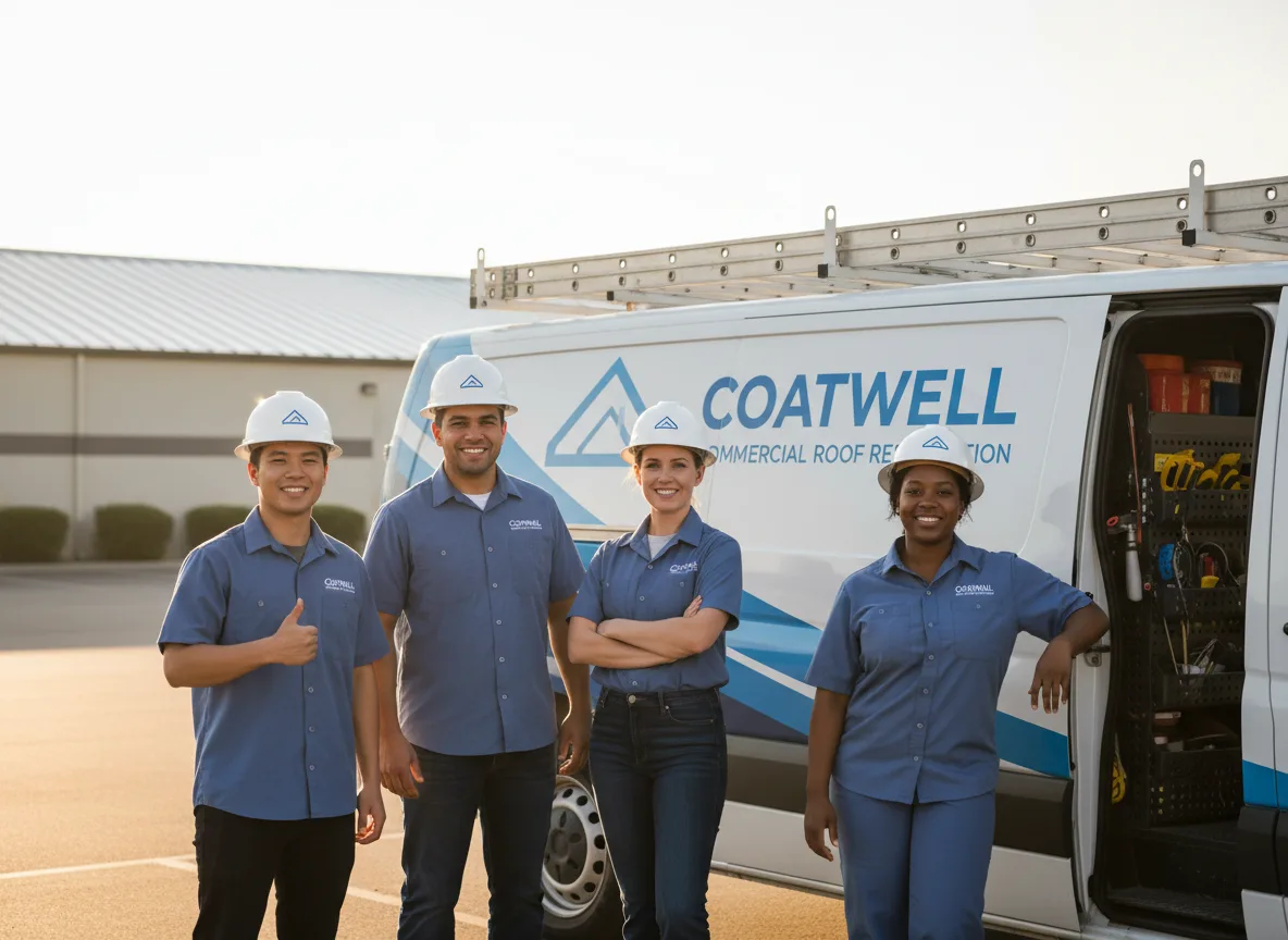 Commercial roof coating company in Richards, TX